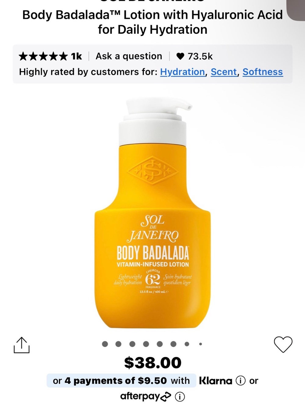 Sol de Janeiro Body Badalada Lotion Cheriosa 62